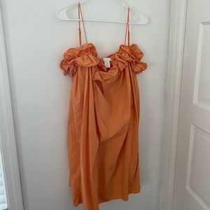H&M orange dress